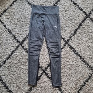 Puma gray moto leggings